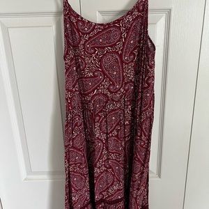 Old Navy Pom-Pom Trim A-line Swing Dress